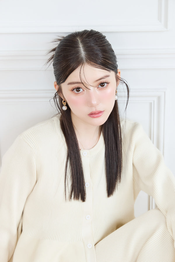 ペプラムニットSETワンピース